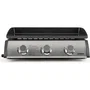 Livoo - Plancha de Gas 3 Fuegos 61 x 38 cm, LIV3523930102677