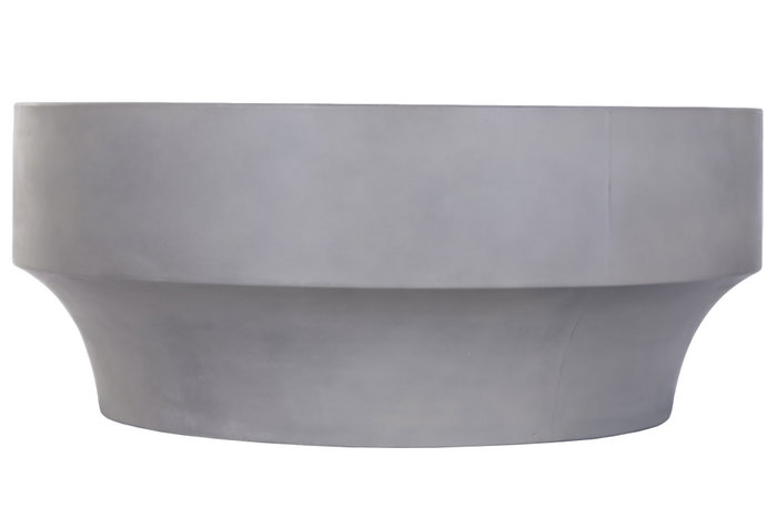DKD Home Decor Mesa de Centro de Hormigón Gris 91x91x38 cm