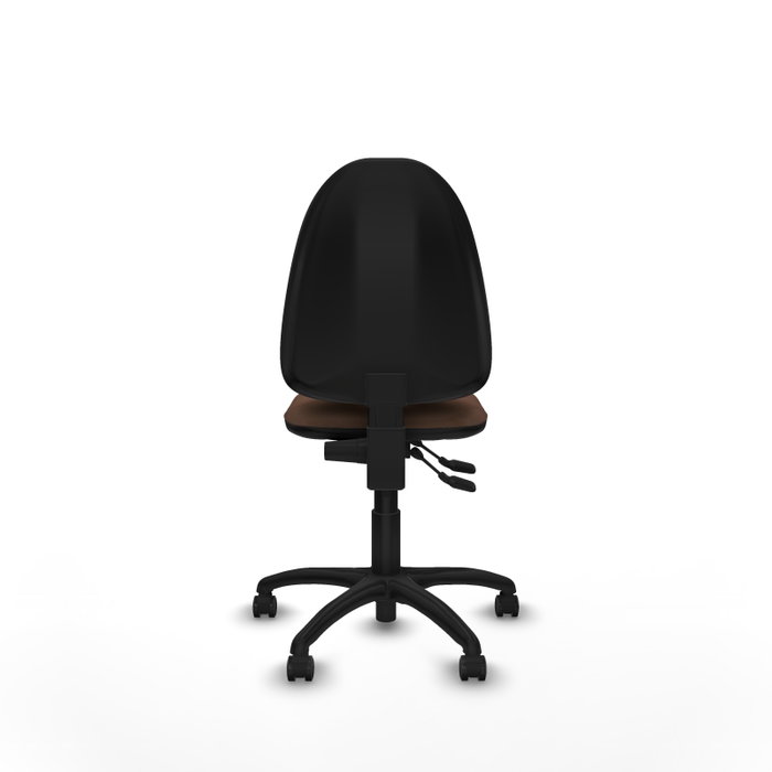 PIQUERAS Y CRESPO Silla de oficina Aýna, Tela Marrón oscuro, Sin brazos PIQUERAS Y CRESPO Silla de oficina Aýna, Tela Marrón oscuro, Sin brazos