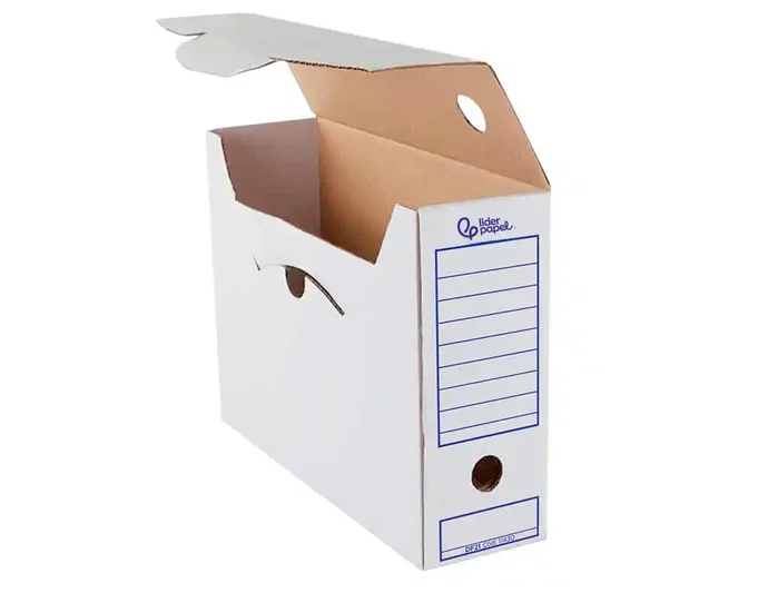 Liderpapel Caja de Archivo Definitivo Folio Prolongado Blanco
