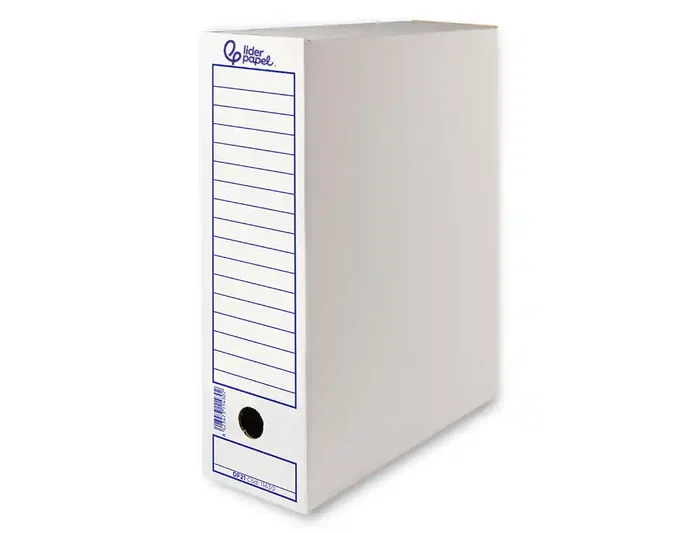 Liderpapel Caja de Archivo Definitivo Folio Prolongado Blanco