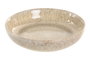 DKD Home Decor Plato Hondo de Gres Esmaltado Beige Horeca Brown