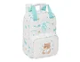 Safta Mochila Infantil Real Madrid Blanca 280x200x80 mm con Asas, Licencia Oficial