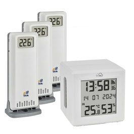 Tfa TFA.me ID-A0 Starter-Set 35.8113.02 con Gateway WiFi y 3 Sensores