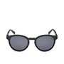 Timberland Gafas de Sol TB9323 02D Redondas Polarizadas Hombre Negro Mate Cristal Gris Humo 145 mm