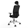 PIQUERAS Y CRESPO Silla de oficina Zulema Negro con mecanismo Sincro/Traslack