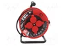 KEL Prolongador de alimentación H05RR-F 3G2,5mm2 20m Negro
