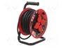 KEL Prolongador de alimentación H05RR-F 3G2,5mm2 20m Negro