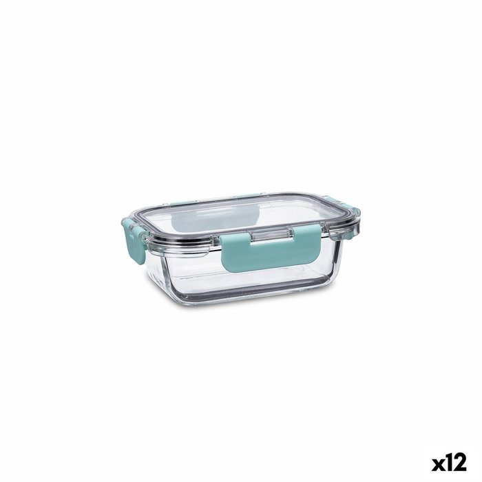Quid Recipiente Hermético Vidrio Purity 37 cL (12 Unidades)