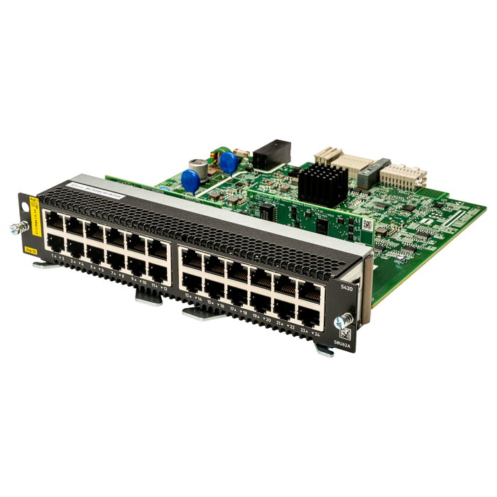 Hewlett Packard Enterprise HPE Aruba Networking CX 5420 24 Puertos 10M/100M/1G PoE Class4 Módulo de Red Switch