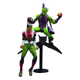Diamond Marvel Select Classic Green Goblin VS Spider-Man Figura 18cm Cómic Amazing Spider-Man