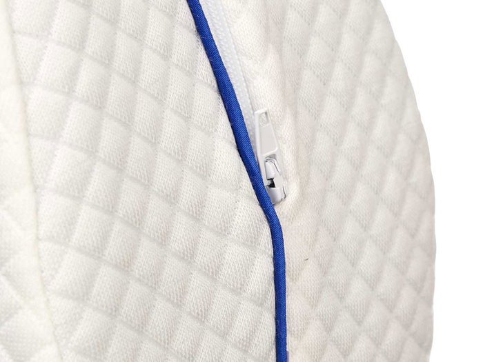 Giftdecor Almohada Para Piernas, Color Blanco, Dimensiones 24x15x24 cm, Material Espuma y Poliéster (Set de 6)