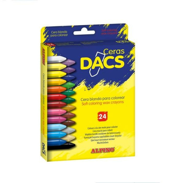 Dacs Estuche de Ceras Blandas Colores Surtidos 24 Unidades Dacs Estuche de Ceras Blandas Colores Surtidos 24 Unidades