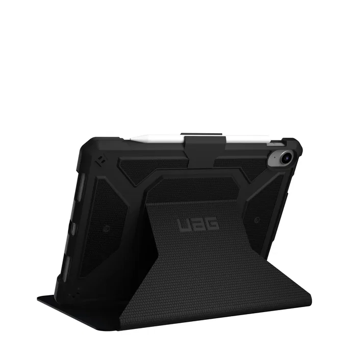 Urban Armor Gear UAG Metropolis Folio para Apple iPad 10.9" (10th Generación 2022) - Negro - Resistente a Golpes, Portabolígrafo