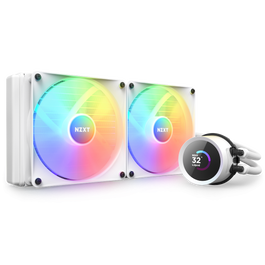 NZXT Kraken 280 RGB Procesador Sistema de refrigeración líquida todo en uno 14 cm Blanco 1 pieza(s)