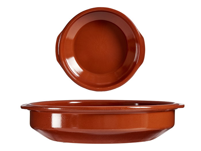 La Dehesa Cazuela Redonda Barro Refractario Miel Diámetro 36 cm (Set de 6)