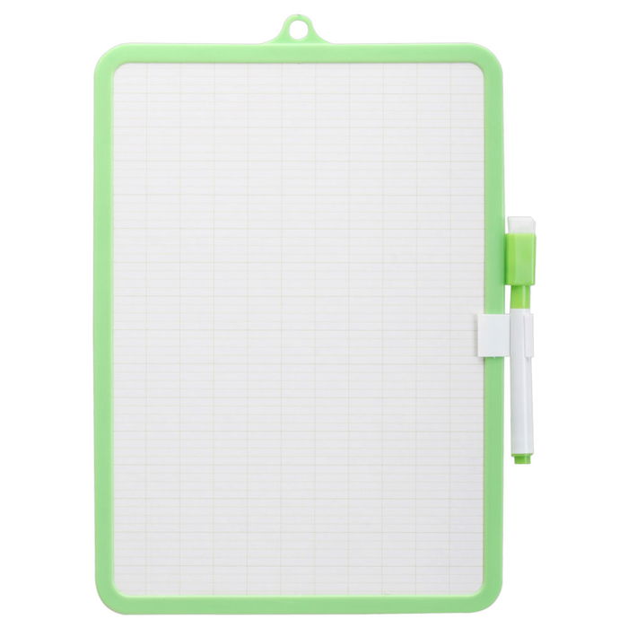 Createur de Genie Pizarra Doble Cara Con Rotulador Borrable Fucsia Verde Azul