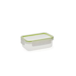 Recipiente Rectangular Hermético Plástic Greenery Quid 10,6x15,2x5,6 cm - 47,5 cL