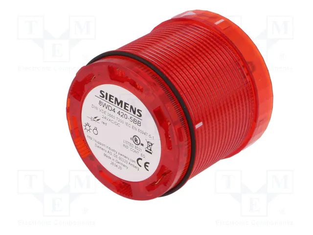 SIEMENS 8WD4420-5BB Señalizador Luminoso LED Rojo 24VDC