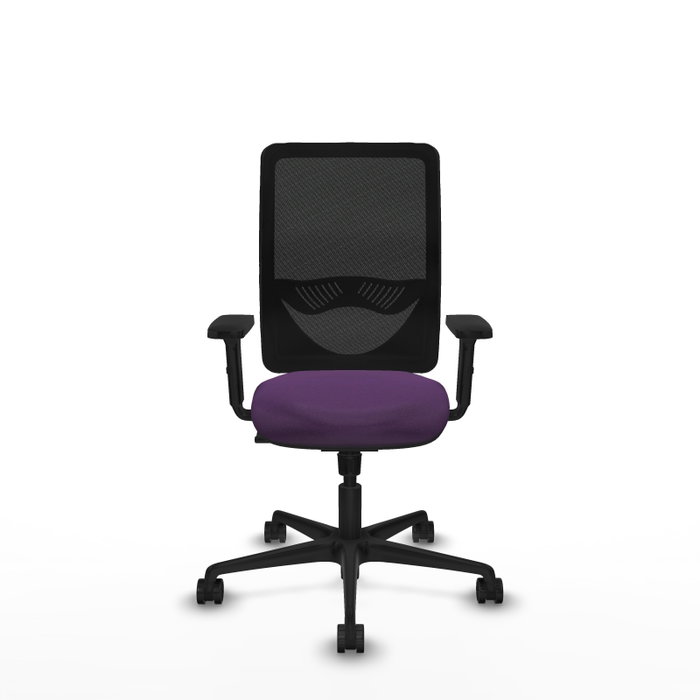 PIQUERAS Y CRESPO Silla de oficina Zulema con mecanismo Sincro, Morado y Negro PIQUERAS Y CRESPO Silla de oficina Zulema con mecanismo Sincro, Morado y Negro