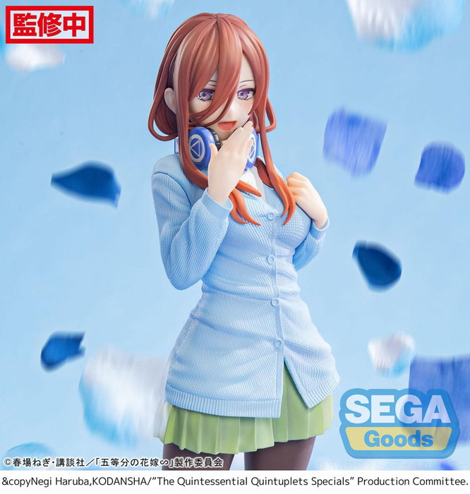 The Quintessential Quintuplets Specials Estatua Luminasta PVC Miku Nakano 20 cm The Quintessential Quintuplets Specials Estatua Luminasta PVC Miku Nakano 20 cm