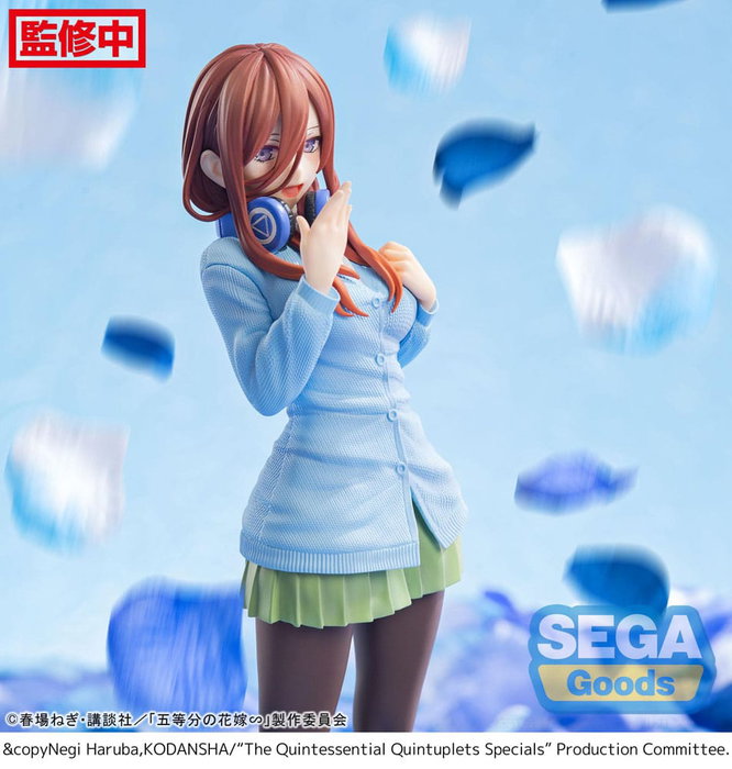 The Quintessential Quintuplets Specials Estatua Luminasta PVC Miku Nakano 20 cm The Quintessential Quintuplets Specials Estatua Luminasta PVC Miku Nakano 20 cm