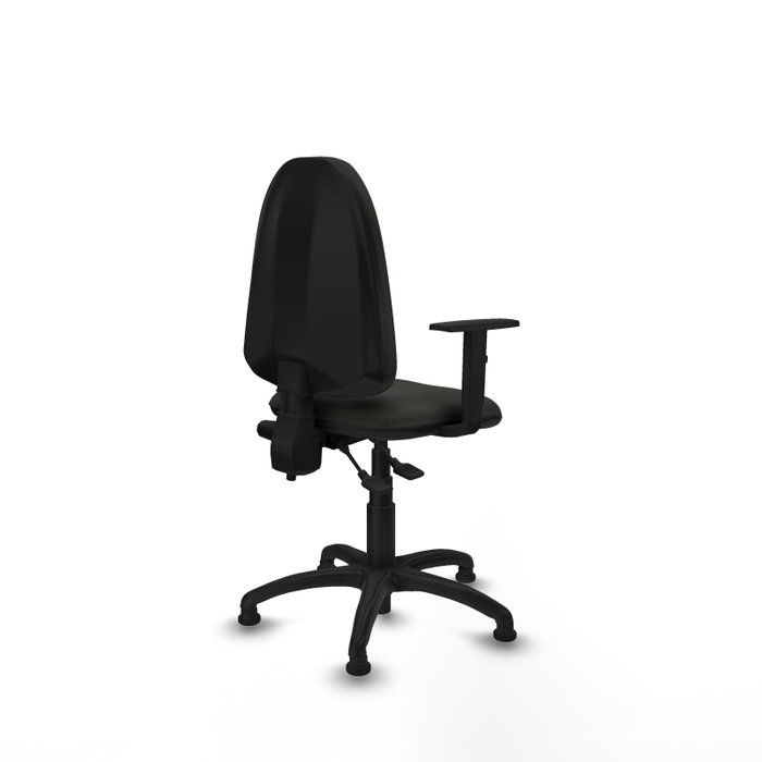 PIQUERAS Y CRESPO Silla de oficina Aýna con Brazos 1D y Tela Negra PIQUERAS Y CRESPO Silla de oficina Aýna con Brazos 1D y Tela Negra