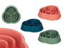 Mascow Comedero Comer Lento para Perros y Gatos, 20x4.5x20 cm, Plástico, Colores Surtidos (Azul, Rosa, Verde) (Set de 24)