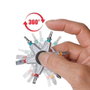 Workpro Herramienta 6 en 1 de Zinc con Puntas de Acero Cromo Vanadio