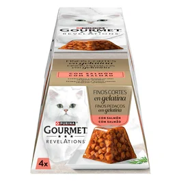 Gourmet Revelations Finos Cortes Salmón 6 x 4 x 57 gr