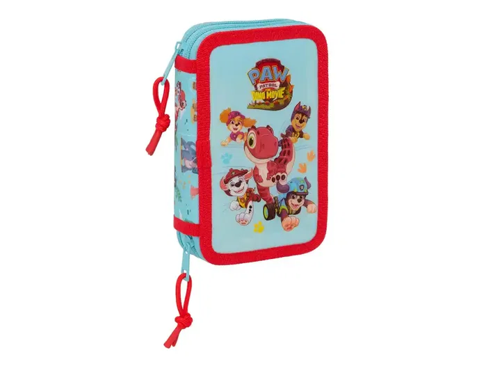Safta Plumier Paw Patrol Dino Rescue Doble Cremallera 29 Piezas