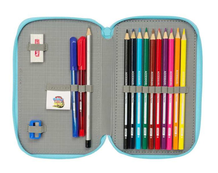 Safta Plumier Doble pqño 29 piezas 12,5x19,5x4 cm Estuche escolar Safta Plumier Doble pqño 29 piezas 12,5x19,5x4 cm Estuche escolar