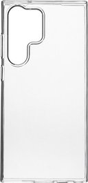 LONDON Funda TPU Transparente para Samsung Galaxy S23 Ultra, Compatible con Carga Inalámbrica QI, Protección Completa 4 Lados, Ligera y Flexible, Acceso a Puertos
