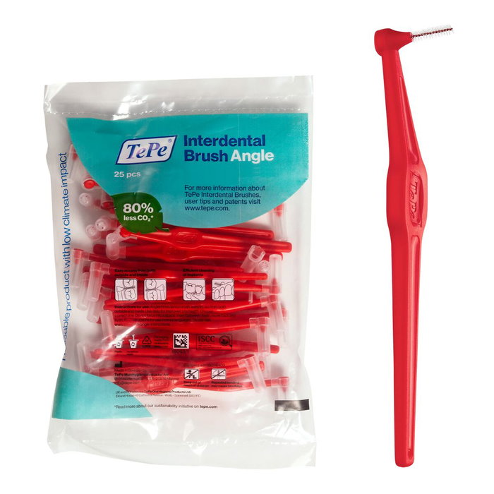 Tepe Angle Cepillos Interdentales 0,5 Rojo 25 Piezas