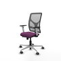 PIQUERAS Y CRESPO Silla de oficina Motilla con mecanismo Sincro/Traslack, Morado y Gris