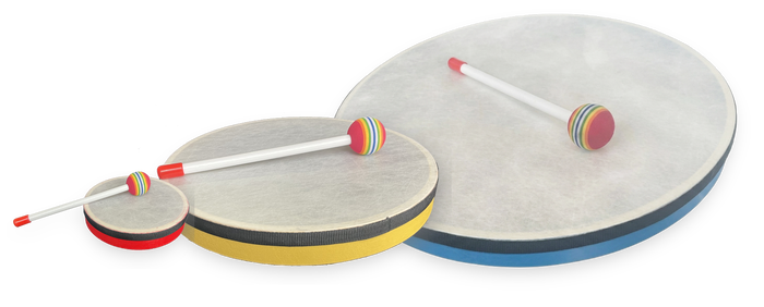 Pandero Ritmo con Maza de 35 Cms