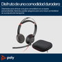 Poly Blackwire 5220 Auriculares Estéreo USB-C, 3,5 mm y Adaptador USB-C/A, Negro