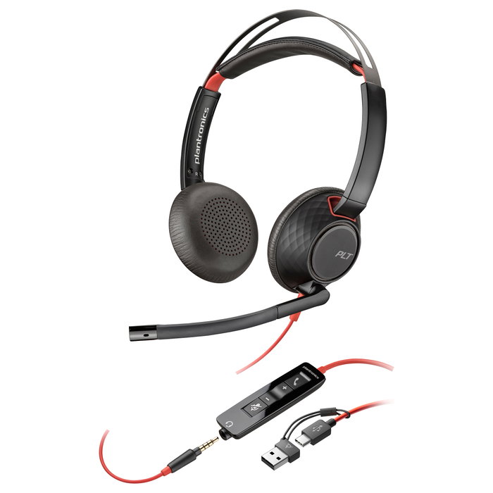 Poly Blackwire 5220 USB-C Negro