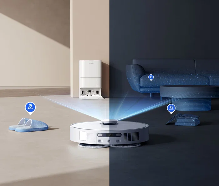 Dreame D20 Ultra Robot Aspirador y Fregador, 13000 Pa, Tecnología Smart Pathfinder y Mapeo 3D - AABOD32030