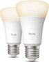Philips Hue Pack de 2 bombillas LED A60 luz blanca cálida E27
