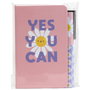 CMP General Libreta Con Bolígrafo y Mensaje "You Can" (Yes You Can), 14x9 cm, 160 Páginas, Tapa Dura, Goma y Marcador Incluido