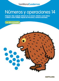 SANTILLANA Números y operaciones, Educación Primaria. Cuaderno 14 - SANTILLANA
