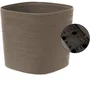 Garden Id 08310207 Maceta con reserva de agua, Taupe, 30 x 30 cm, 100% residuos domésticos, 100% reciclable, Superficie estructurada.