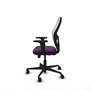 PIQUERAS Y CRESPO Silla de oficina Jorquera Morado/Blanco