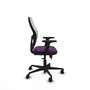 PIQUERAS Y CRESPO Silla de oficina Jorquera Morado/Blanco