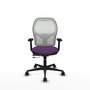 PIQUERAS Y CRESPO Silla de oficina Jorquera Morado/Blanco