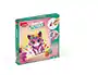 Maped Juego Pinta por Números Gato Conejo Kit Acuarela Infantil con 12 Colores y Pincel