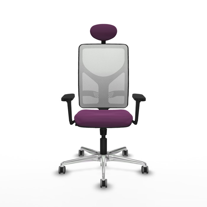 PIQUERAS Y CRESPO Silla de oficina Motilla con mecanismo Sincro, Morado y Blanco PIQUERAS Y CRESPO Silla de oficina Motilla con mecanismo Sincro, Morado y Blanco