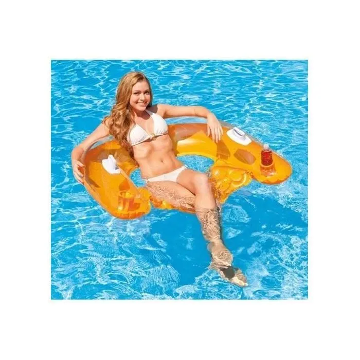 Intex Silla de piscina semi-sumergida con boya
