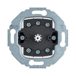 Berker Botón 383803 Drehtast 2P para S1930/Glas/R.classic, Negro Gris, Metal y Plástico